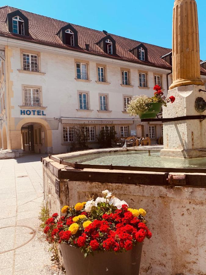 Swiss Hotel La Couronne アヴァンシュ エクステリア 写真